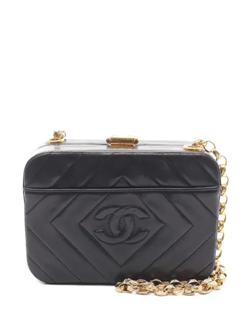 CHANEL Pre-Owned 1994-1996 diamond stitch coco mark chain cross body bag