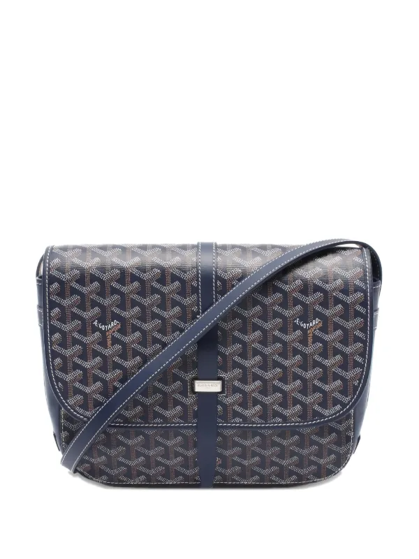 Goyard Pre-Owned 2010s Belvedere MM Shoulder Bag Blue