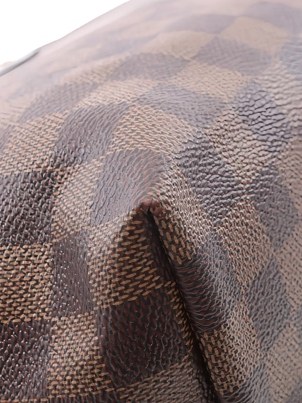 Pre-owned Louis Vuitton 2017 Jena Mm Damier Shoulder Bag In Brown