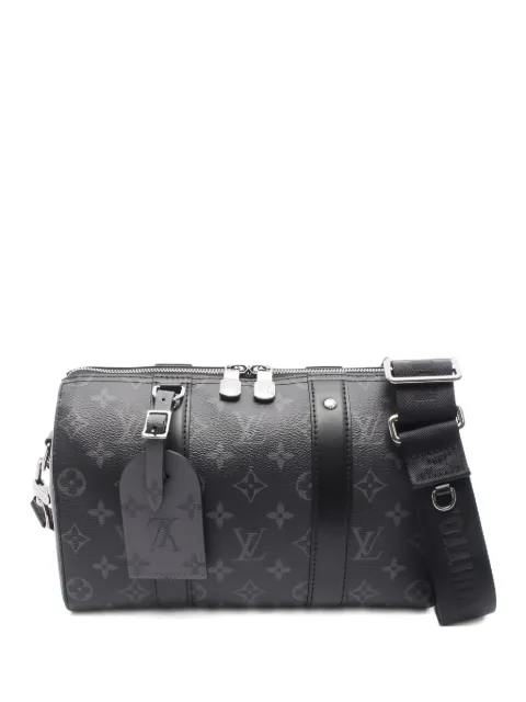 Louis Vuitton Pre-Owned 2010s City Keepall monogram eclipse luggage bag