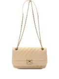 CHANEL Pre-Owned 2016-2017 diagonal-quilting chain-strap shoulder bag - Neutrals