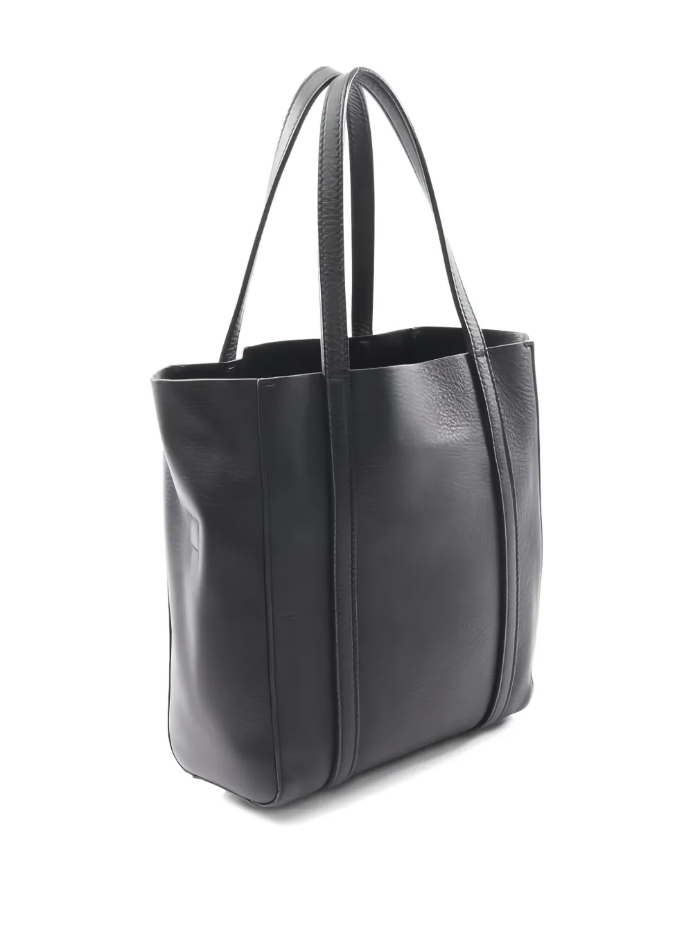 Pre-owned Balenciaga 2010s Everyday Xxs Leather Tote Bag In Black