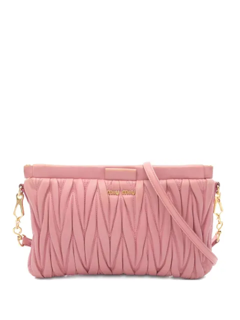Miu Miu Pre-Owned 2000 matelasse shoulder bag