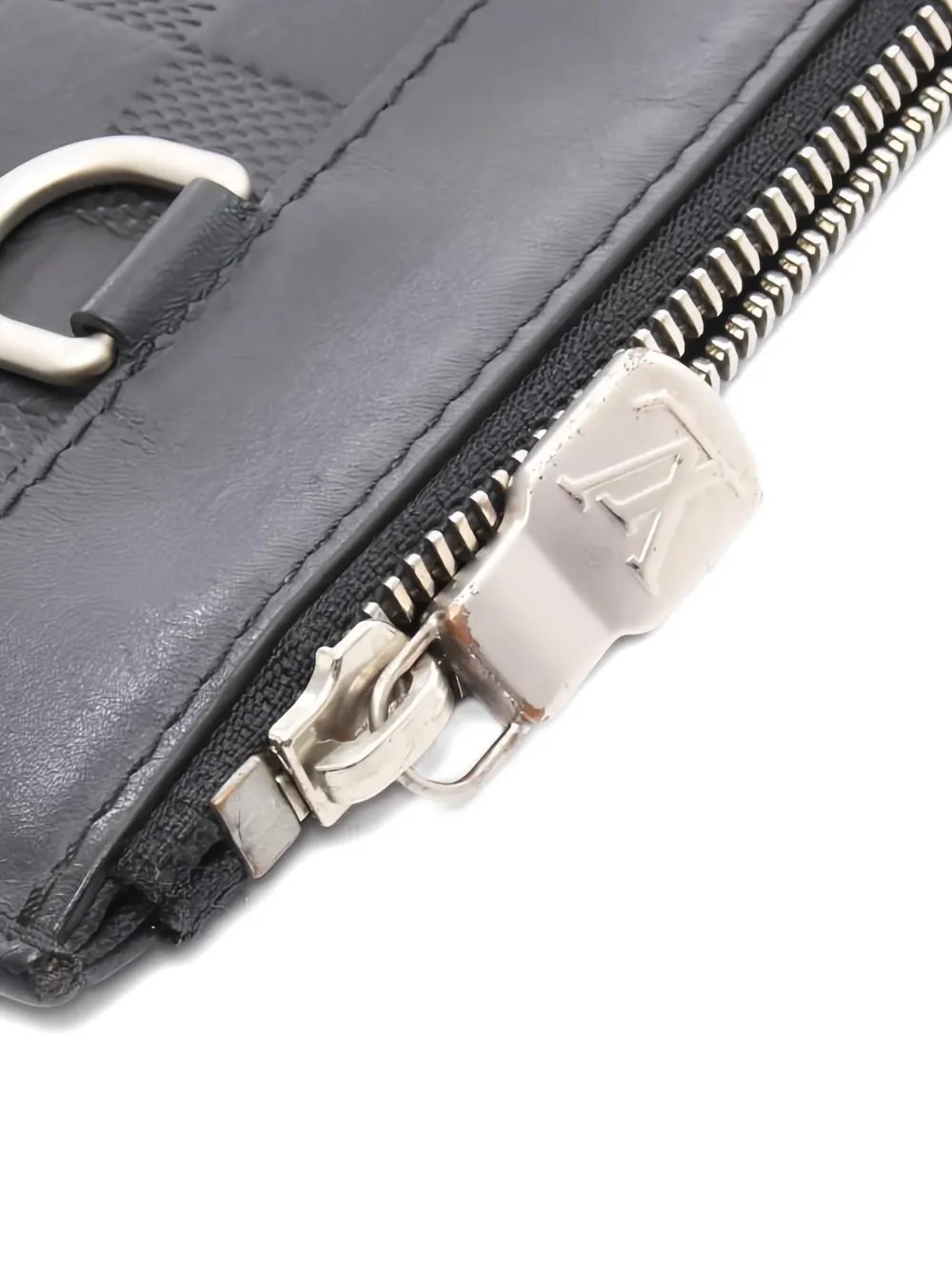Pre-owned Louis Vuitton 2019 Infini Zip Clutch Bag In Black