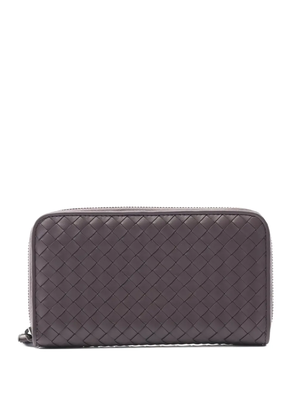 Bottega Veneta Pre-Owned 2010s Intrecciato Piccolo zip around wallet | Purple | Image 1