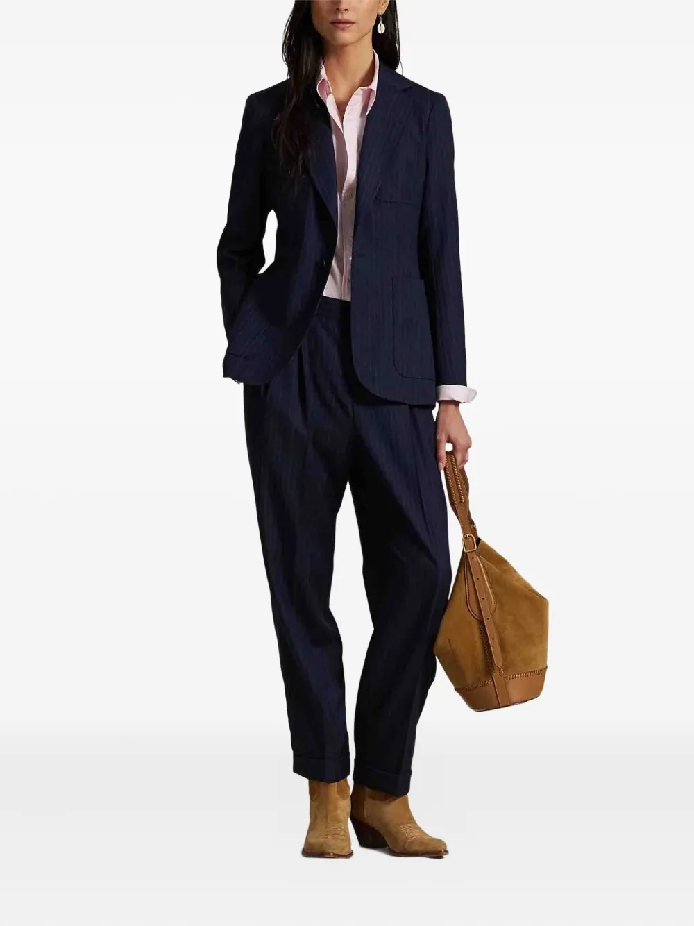 Polo Ralph Lauren pinstriped trousers - Blauw