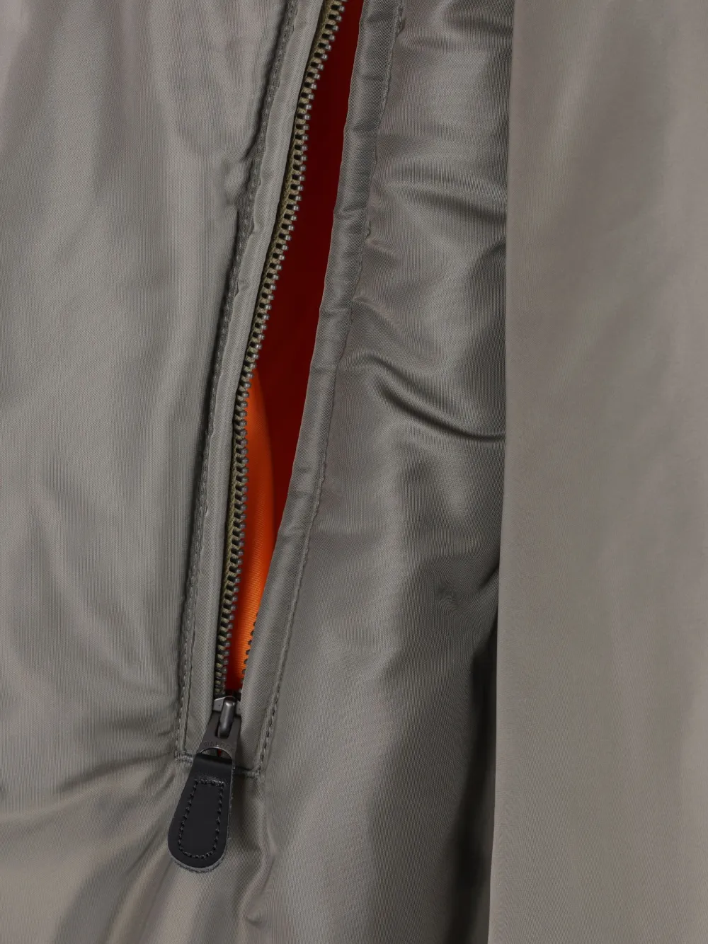 Junya Watanabe Cargo jas met cape en bomberprint Groen