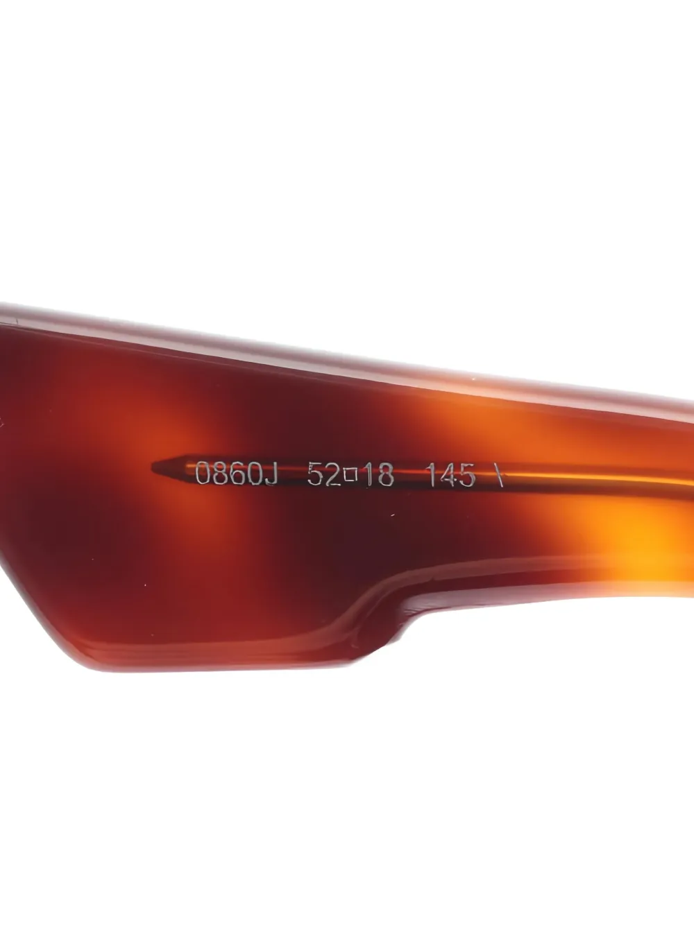 Pre-owned Dior 2020s Browline Sunglasses In White