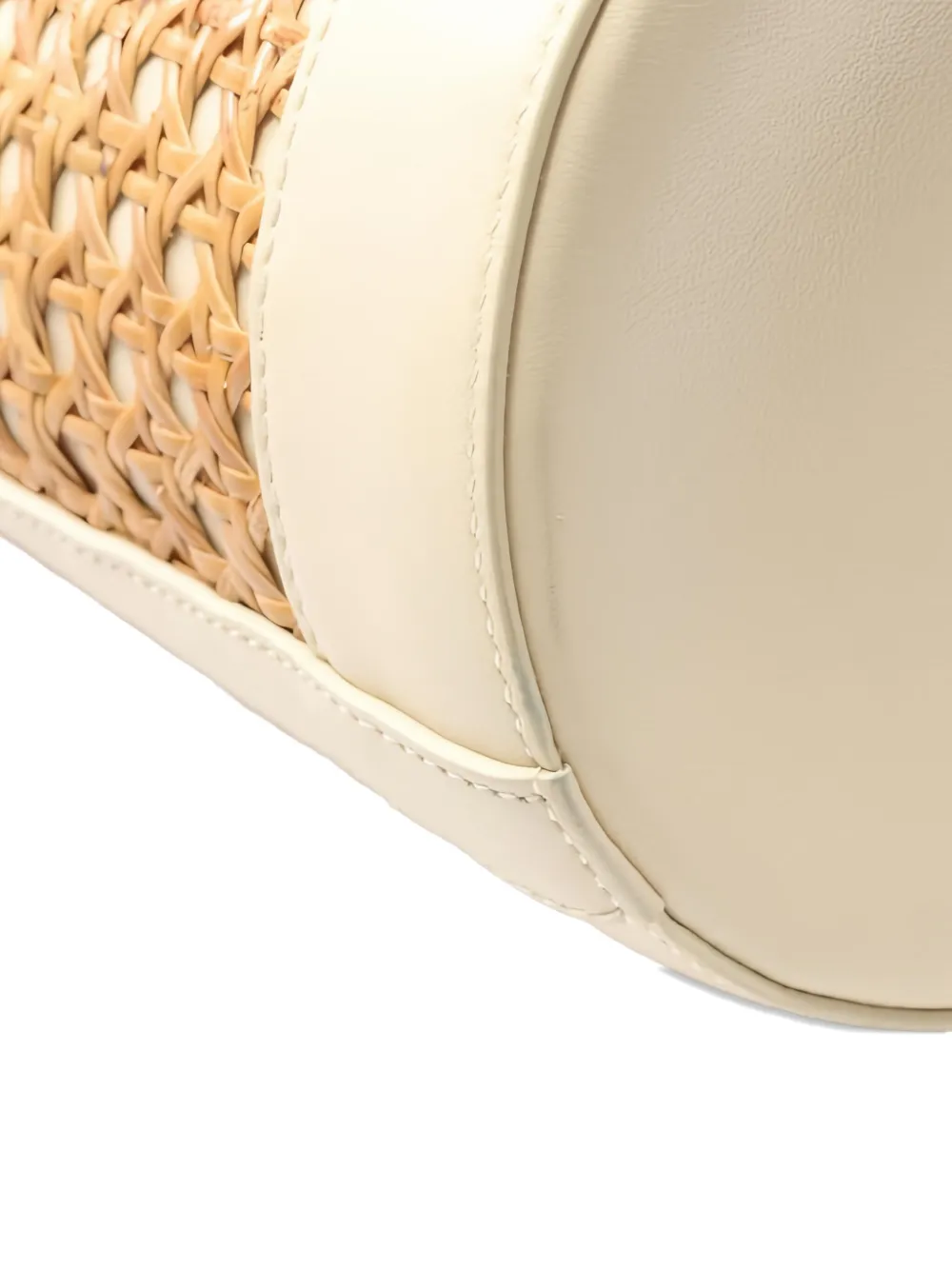 Pre-owned Bvlgari 2010s Serpenti Forever Basket Bag In White