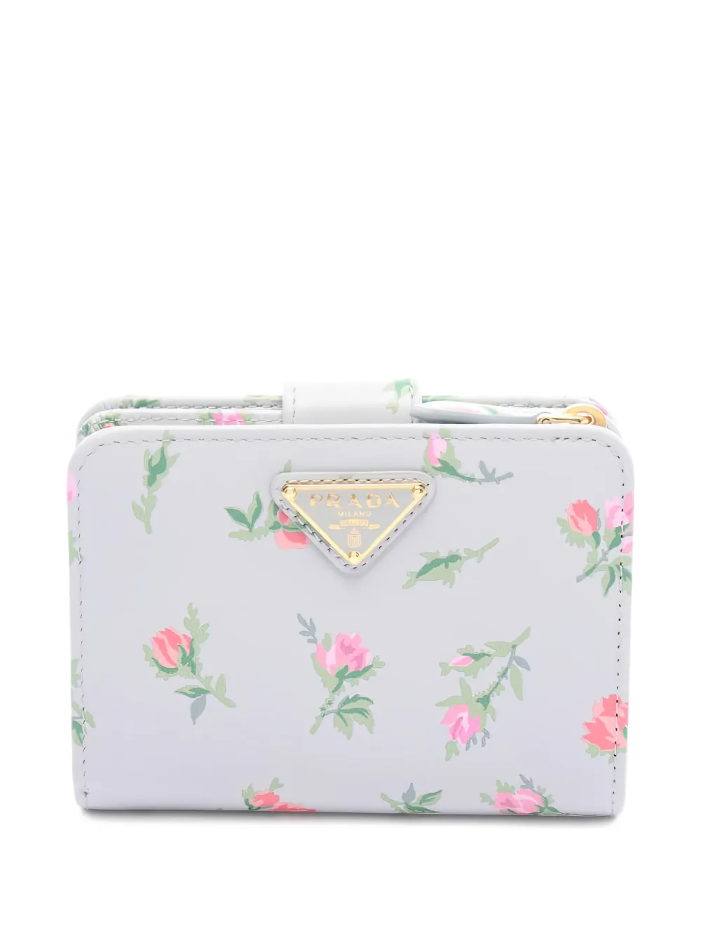 Prada Pre-Owned 2020s floral-pattern wallet | Blue | Image 1