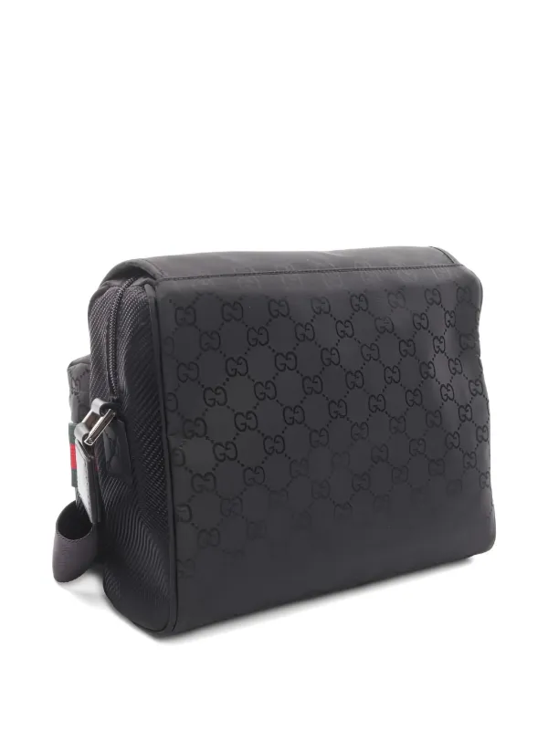 Gucci Pre-Owned GGモノグラム ショルダーバッグ M | ブラック Gucci Pre-Owned GGモノグラム ショルダーバッグ M | ブラック