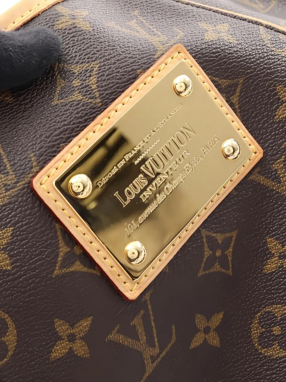Pre-owned Louis Vuitton 2008 Galliera Monogram Shoulder Bag In Black