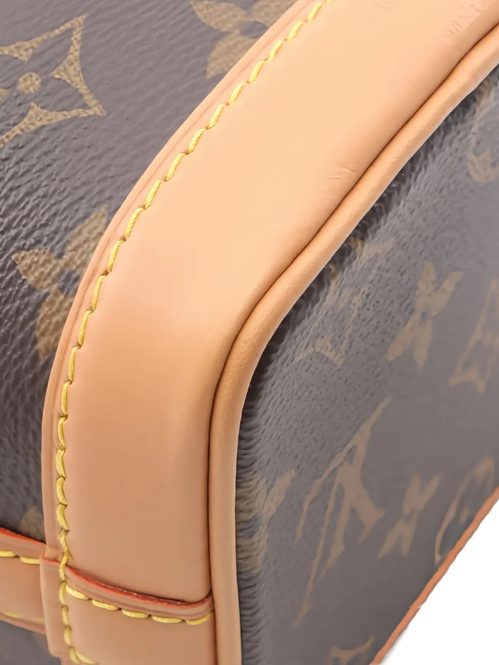Pre-owned Louis Vuitton 2021 Nano Noe Monogram Bucket Bag In Brown