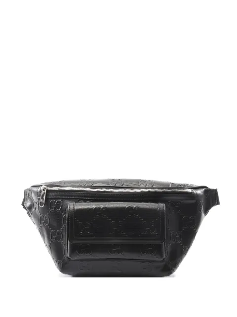 Gucci Pre-Owned cangurera con logo en relieve 2010
