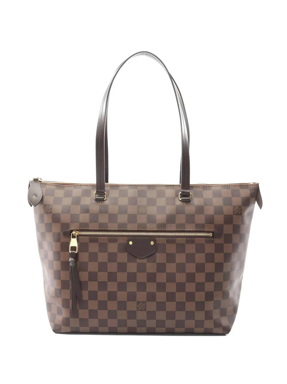 Pre-owned Louis Vuitton 2020 Jena Damier Ebène Shoulder Bag In Brown