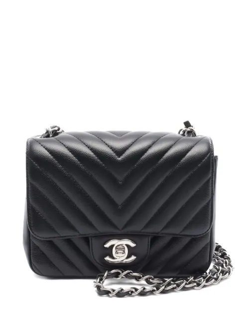 CHANEL Pre-Owned 2016-2017 mini caviar shoulder bag