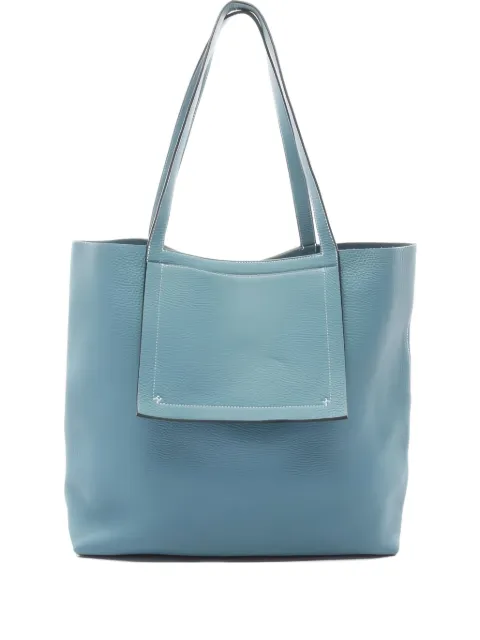 Hermès Pre-Owned 2024 Cabaseri 46 engraved leather  shoulder bag