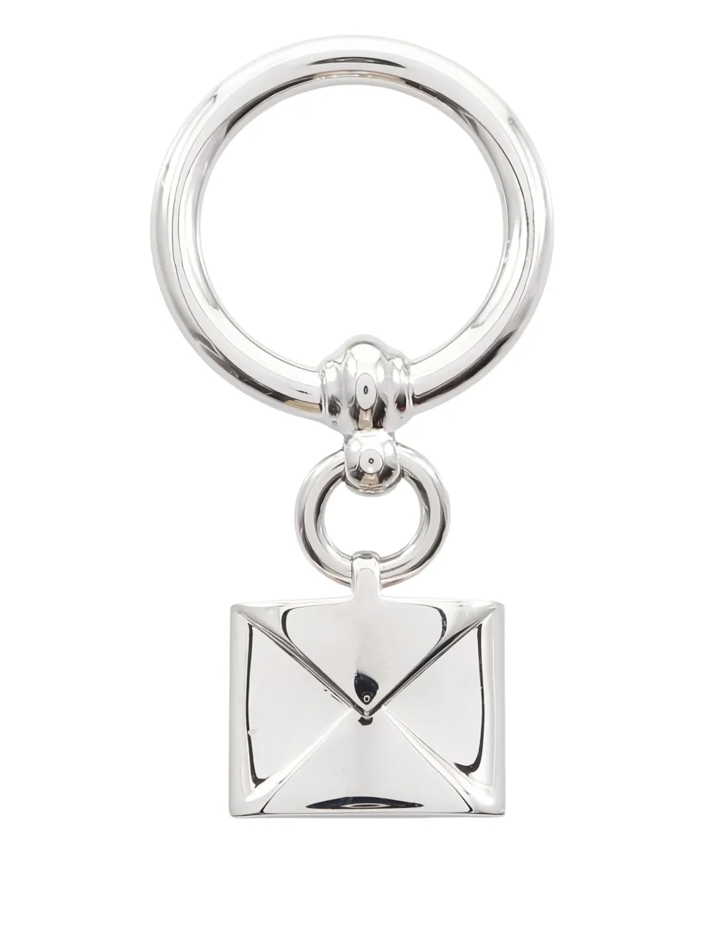 Hermès Pre-Owned 2010 envelope scarf ring - Argento