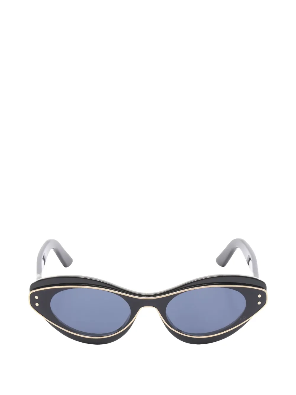 Pre-owned Dior Meteor B1i Cat-eye Sunglasses In Black