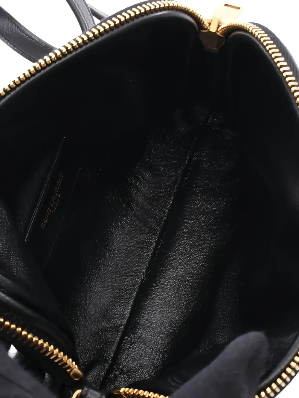 Pre-owned Saint Laurent 2020s Gaby Quilted Chain Mini Bag In Black