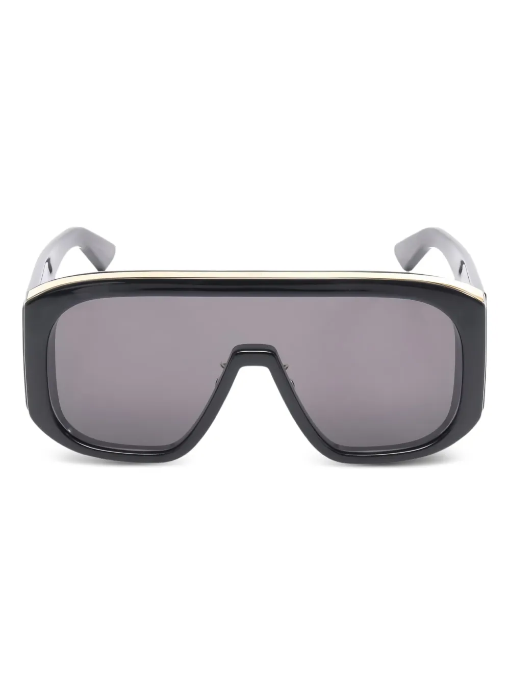 Christian Dior Pre-Owned 2020s DiorGraphique M2U ジオメトリック サングラス - ブラック Christian Dior Pre-Owned 2020s DiorGraphique M2U ジオメトリック サングラス - ブラック