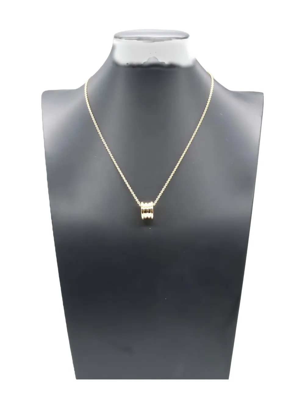 Pre-owned Bvlgari 2010s 18k Yellow Gold B-zero Necklace