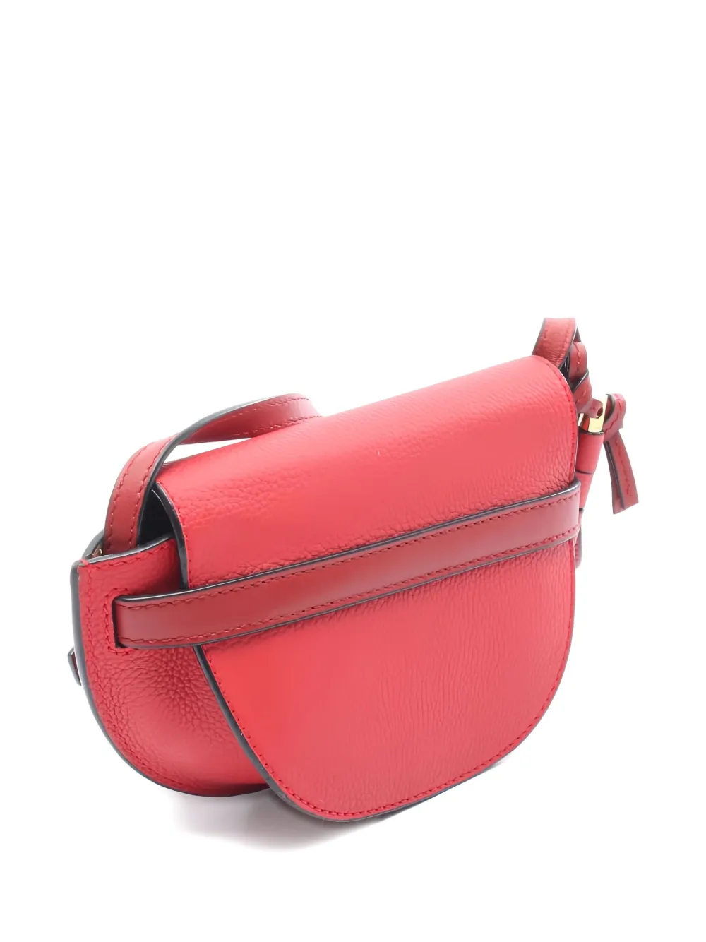 Pre-owned Loewe Mini Gate Shoulder Bag In Red