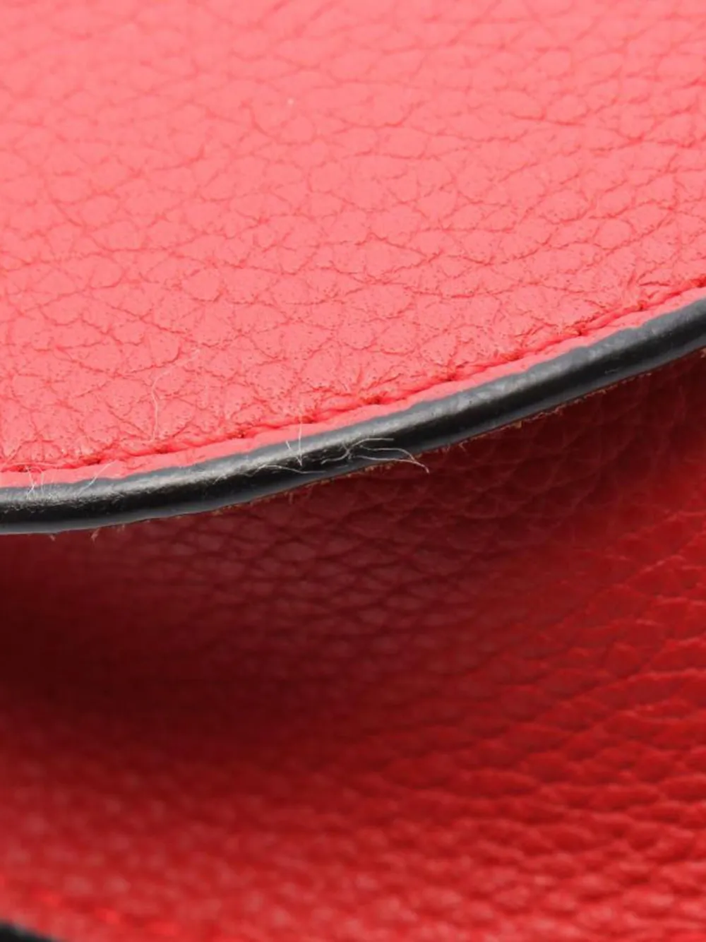 Pre-owned Loewe Mini Gate Shoulder Bag In Red