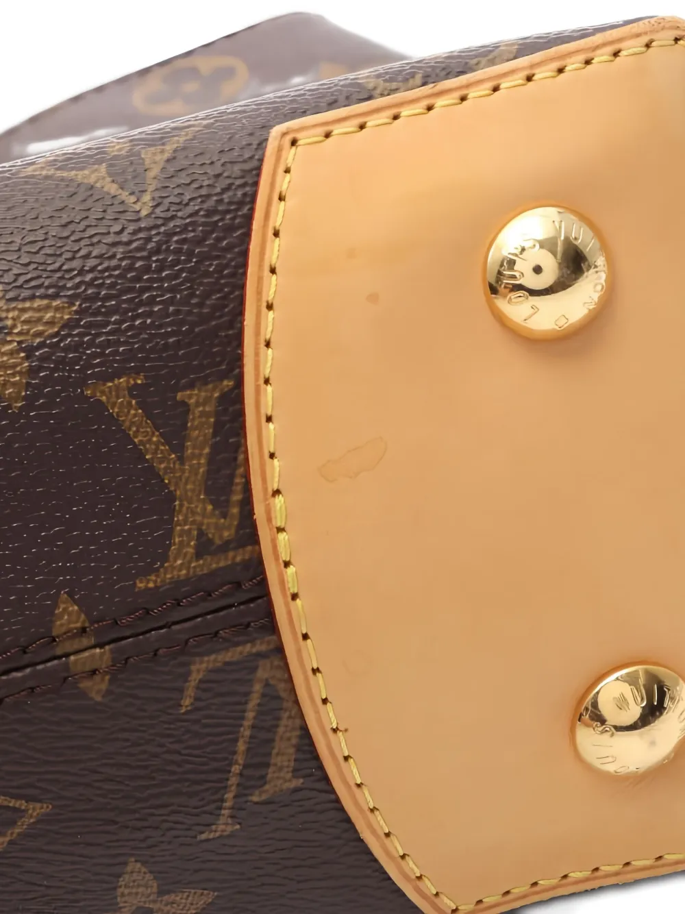 Pre-owned Louis Vuitton 2010 Monogram Tote Bag In Brown