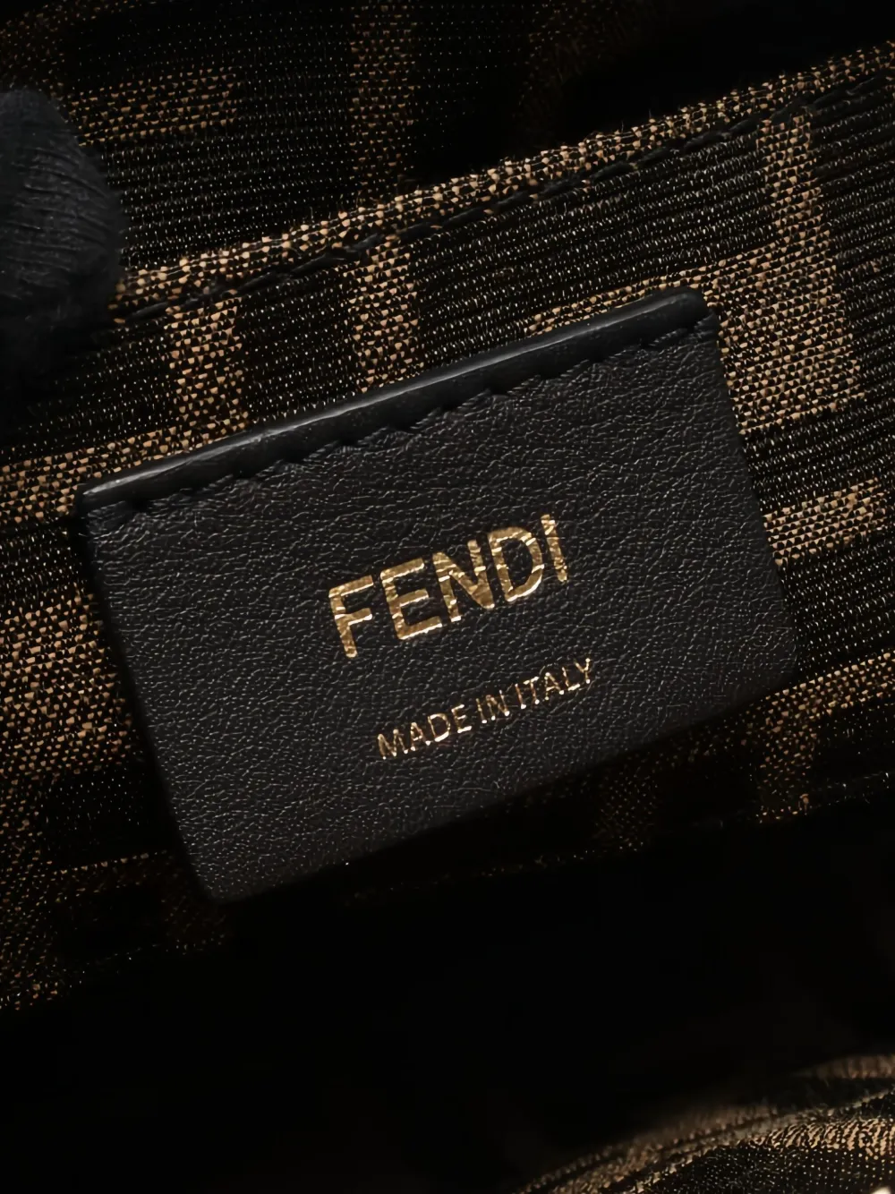 Pre-owned Fendi Mini By The Way Two-way Handbag In Black