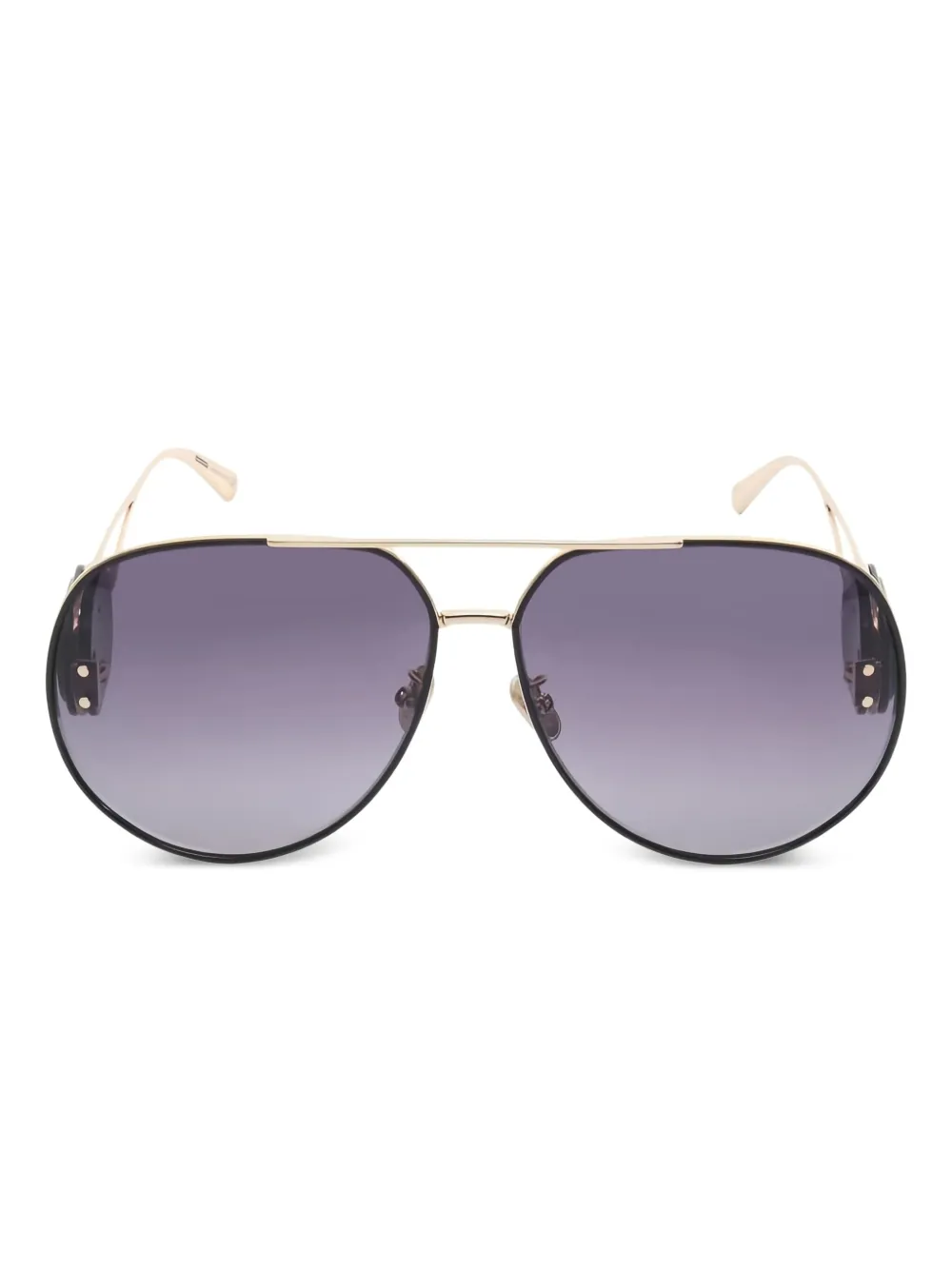 Christian Dior Pre-Owned パイロット サングラス - ゴールドトーン Christian Dior Pre-Owned パイロット サングラス - ゴールドトーン