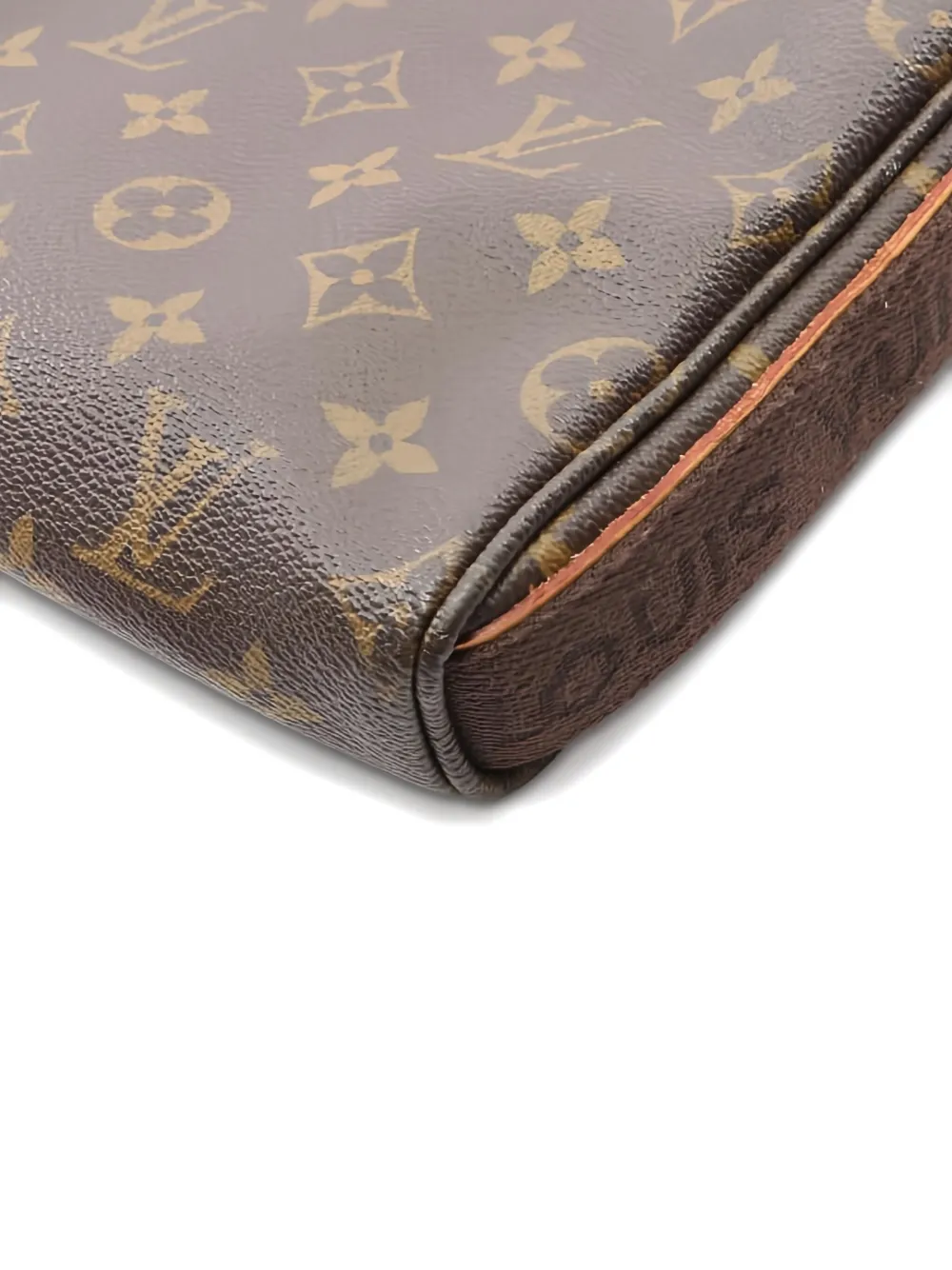 Pre-owned Louis Vuitton 2009 Trotteur Beaubourg Shoulder Bag In Brown