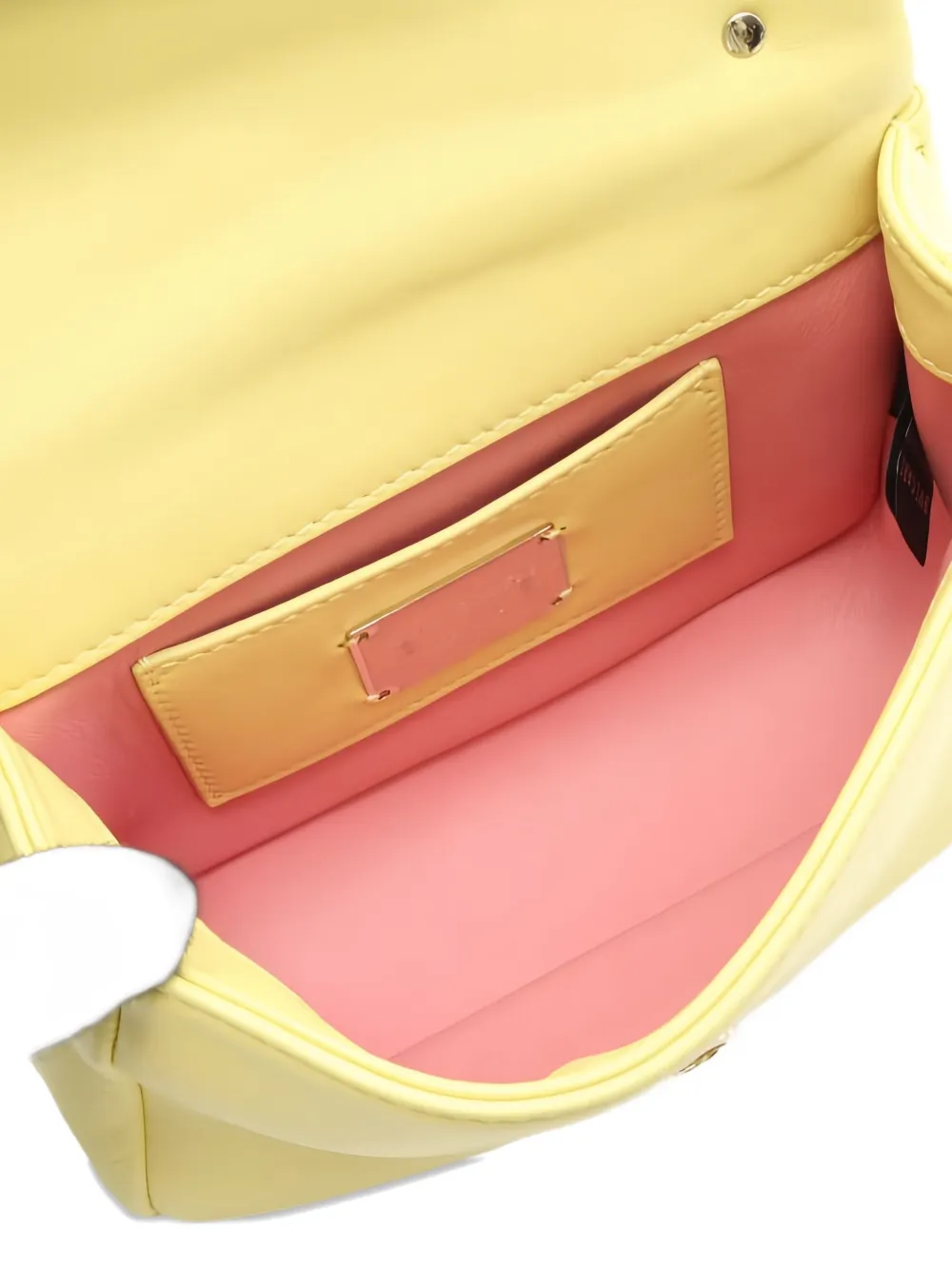 Pre-owned Bvlgari 2010s Serpenti Cabochon Chain-leather Tote Bag In Yellow