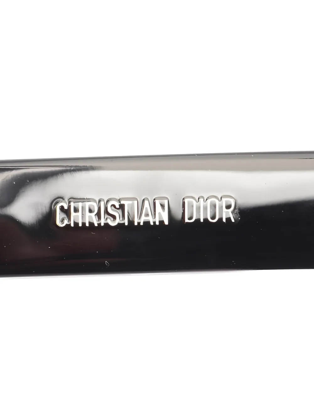 Pre-owned Dior 2020s Signature B51 Cat-eye Sunglasses In Black