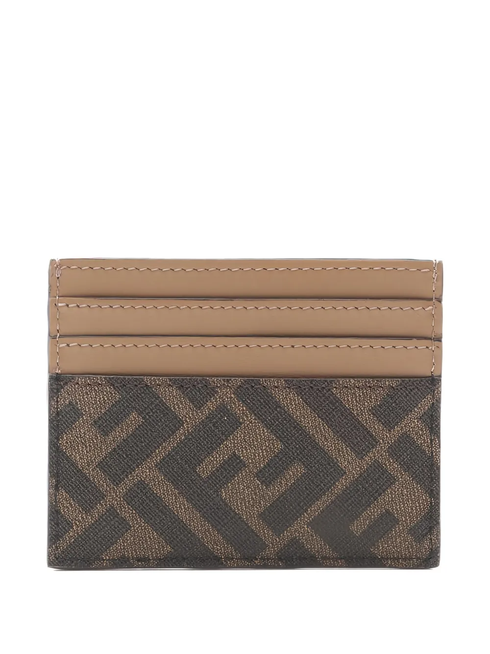 Fendi Pre-Owned 2020s Zucca card holder | Brown | Image 1