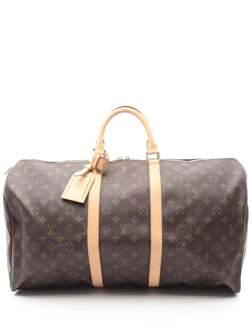 Louis Vuitton Pre-Owned bolsa de viaje Monogram Keepall 55 2010 | marrón | Image 1