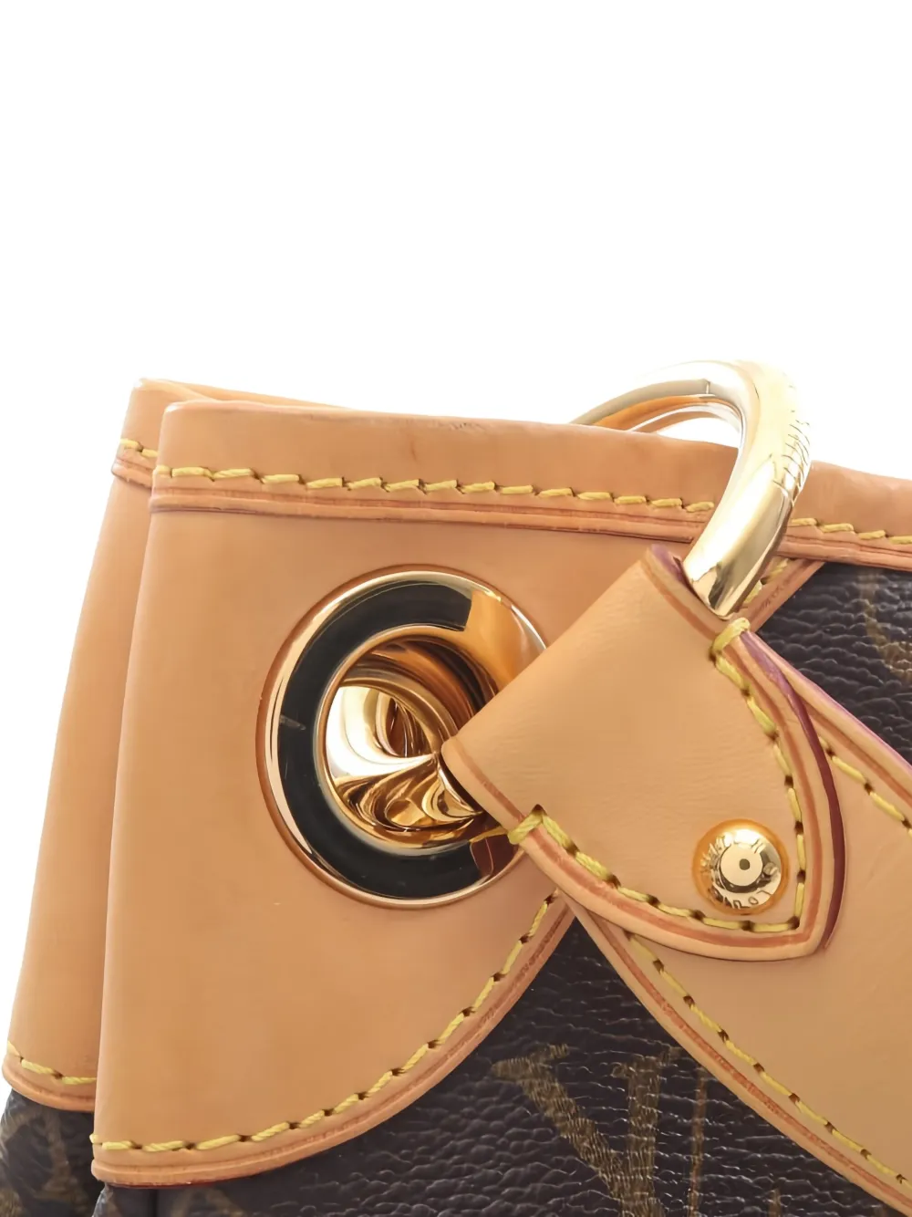 Pre-owned Louis Vuitton 2010 Monogram One Shoulder Bag In Brown