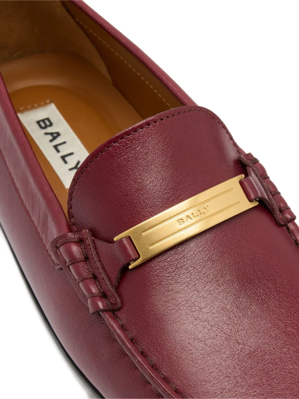 Bally Clay loafers met metalen detail Rood