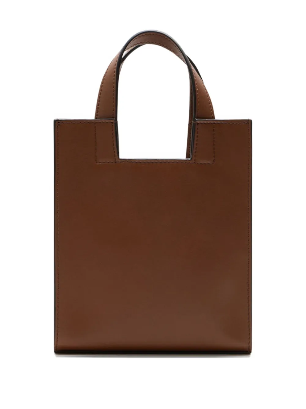 Bally Small Easy Leather Tote Bag In Brown