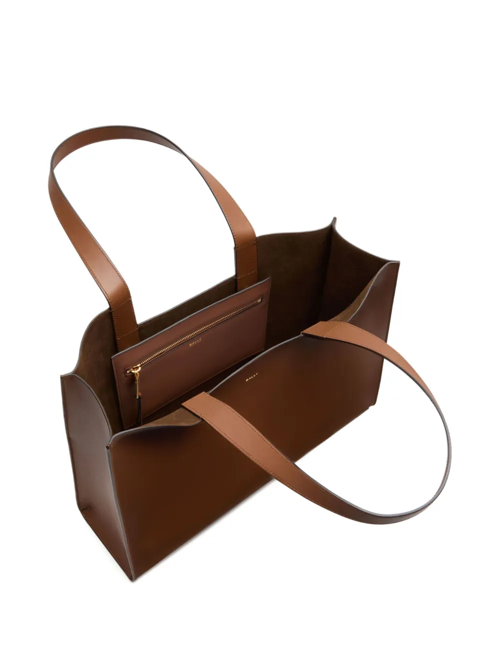Bally Easy Tote Bag In Brown