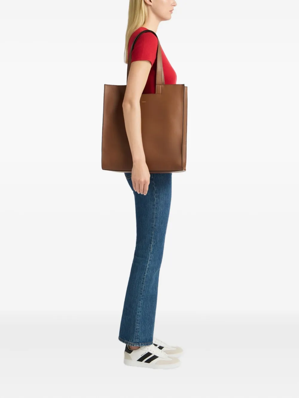 Bally Easy Tote Bag In Brown