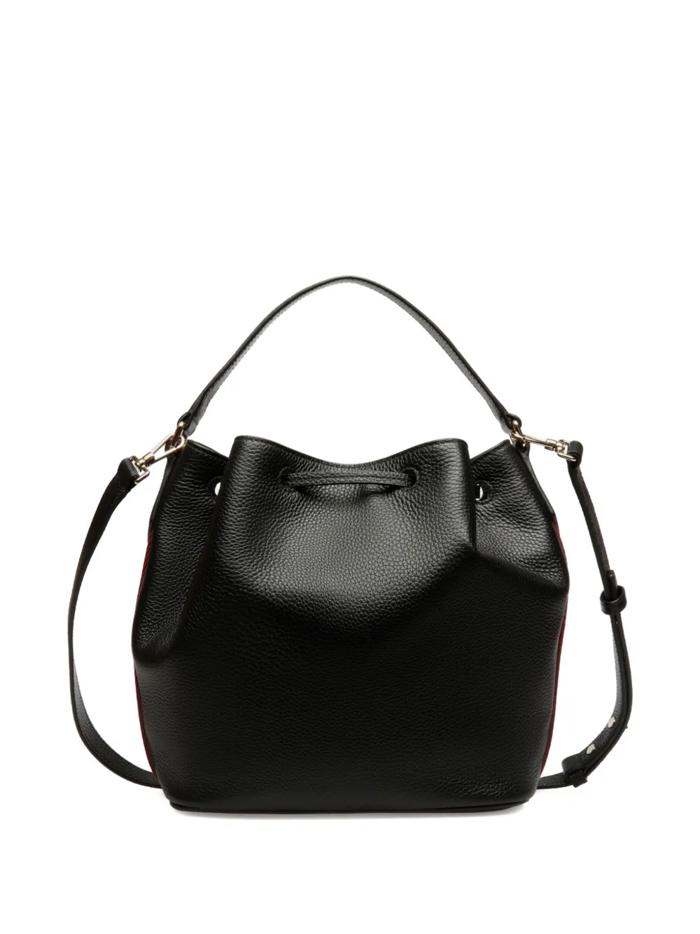 Bally top-handle grained leather bucket bag | Image 2
