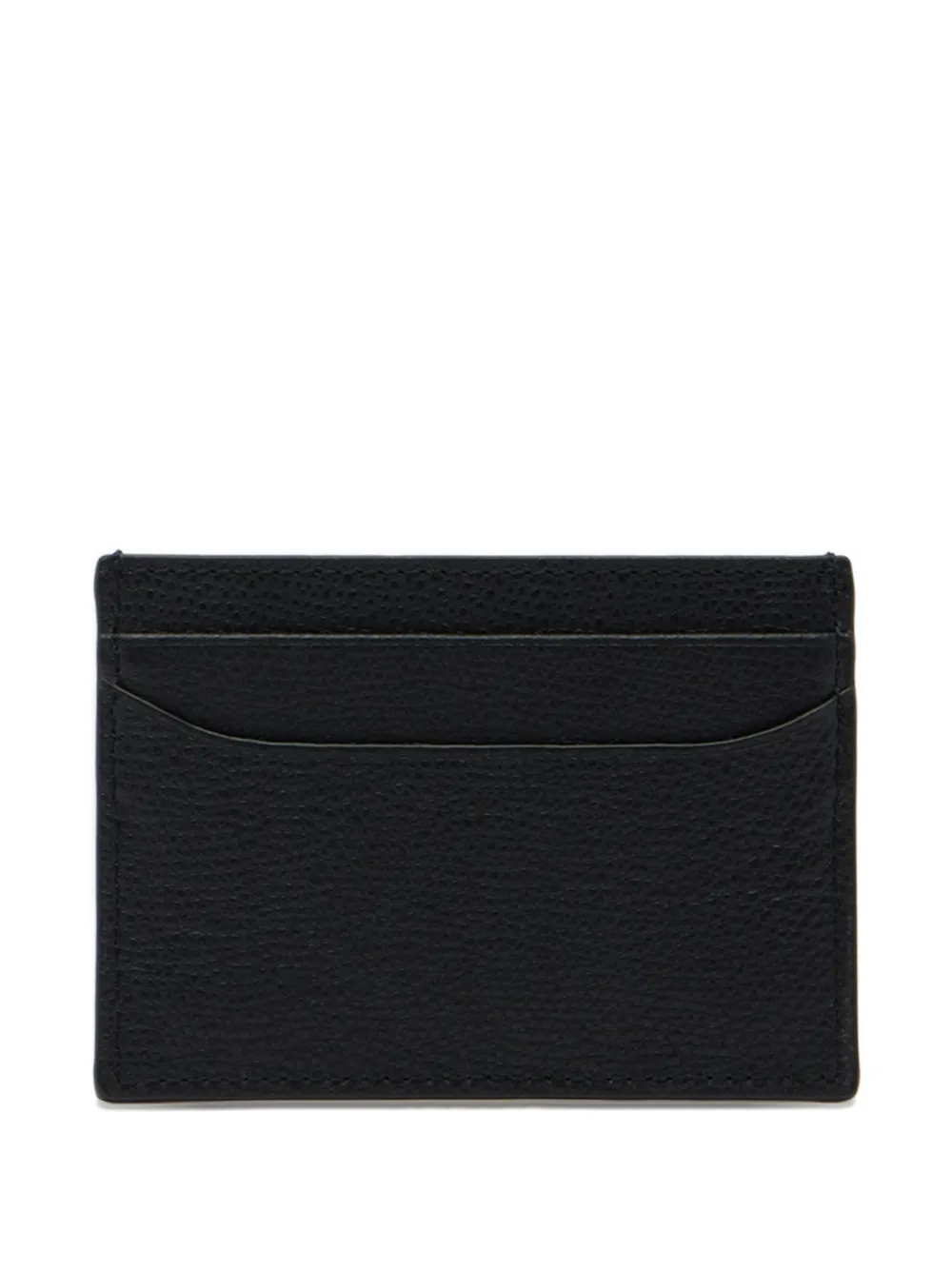 Bally Essential Grained Card Holder In Black