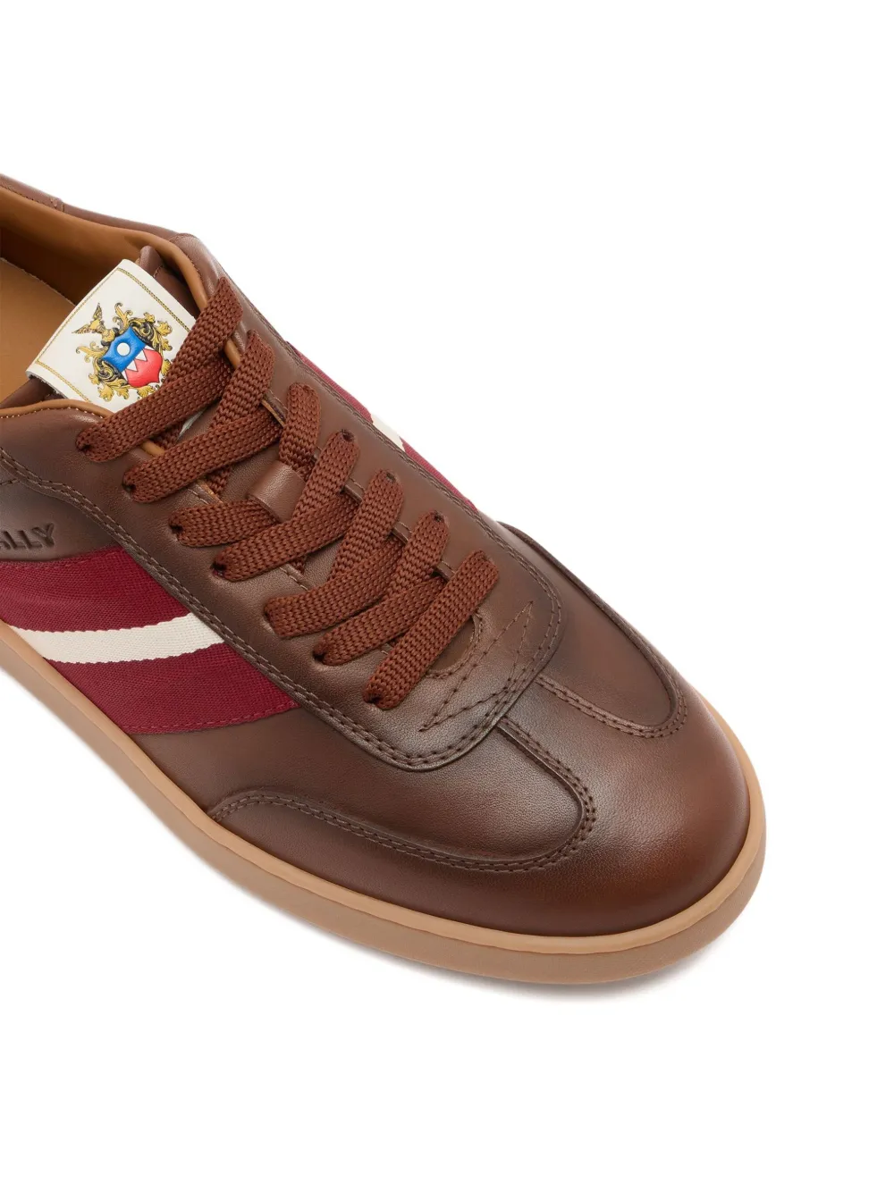 Bally Leren sneakers Bruin