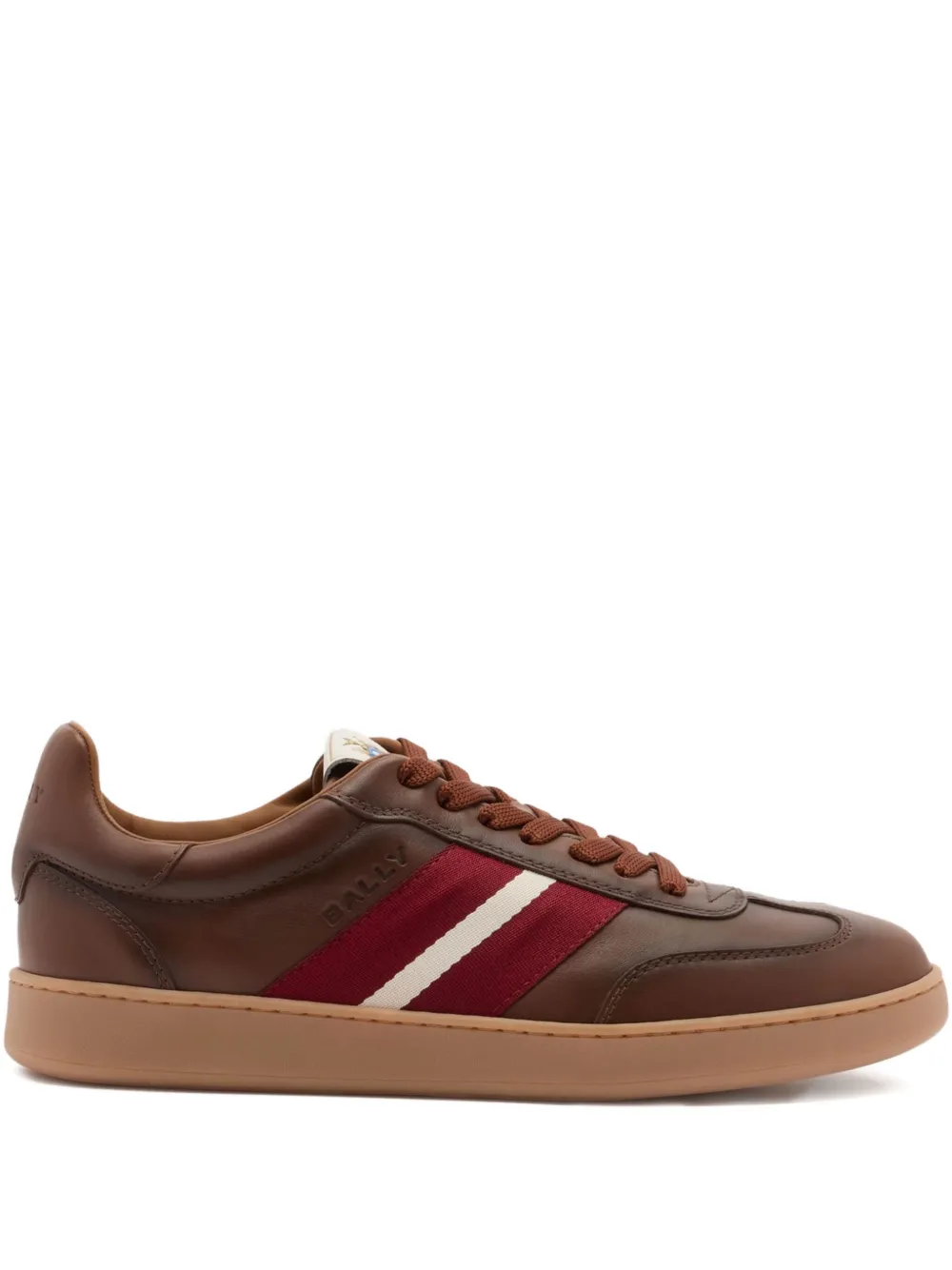 Bally Leren sneakers Bruin