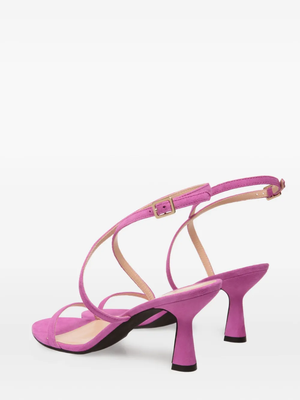 Bally Strap Suede Sandals In Pink