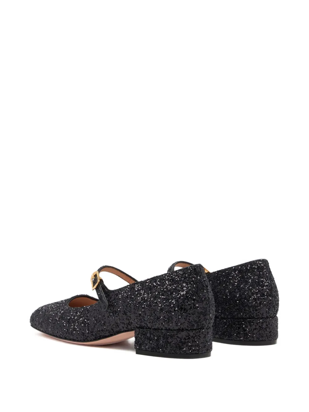 Bally 30 mm rina pumps met glitters Zwart