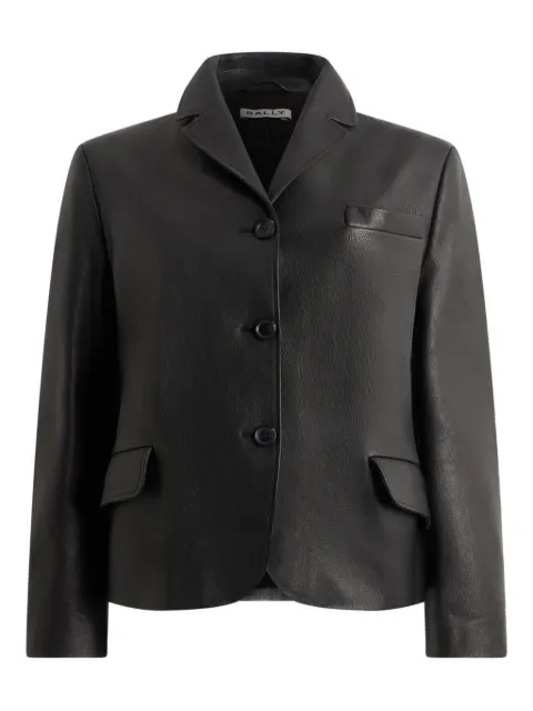 Bally blazer de piel con botones