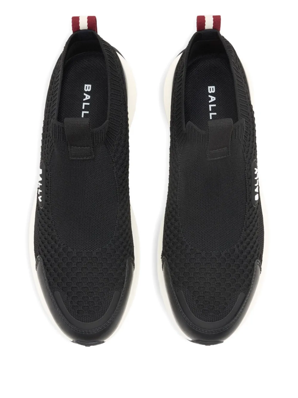 Bally Sneakers met logopatch Zwart