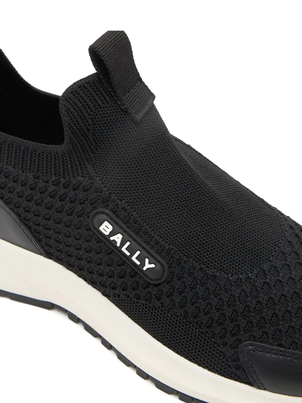 Bally Sneakers met logopatch Zwart